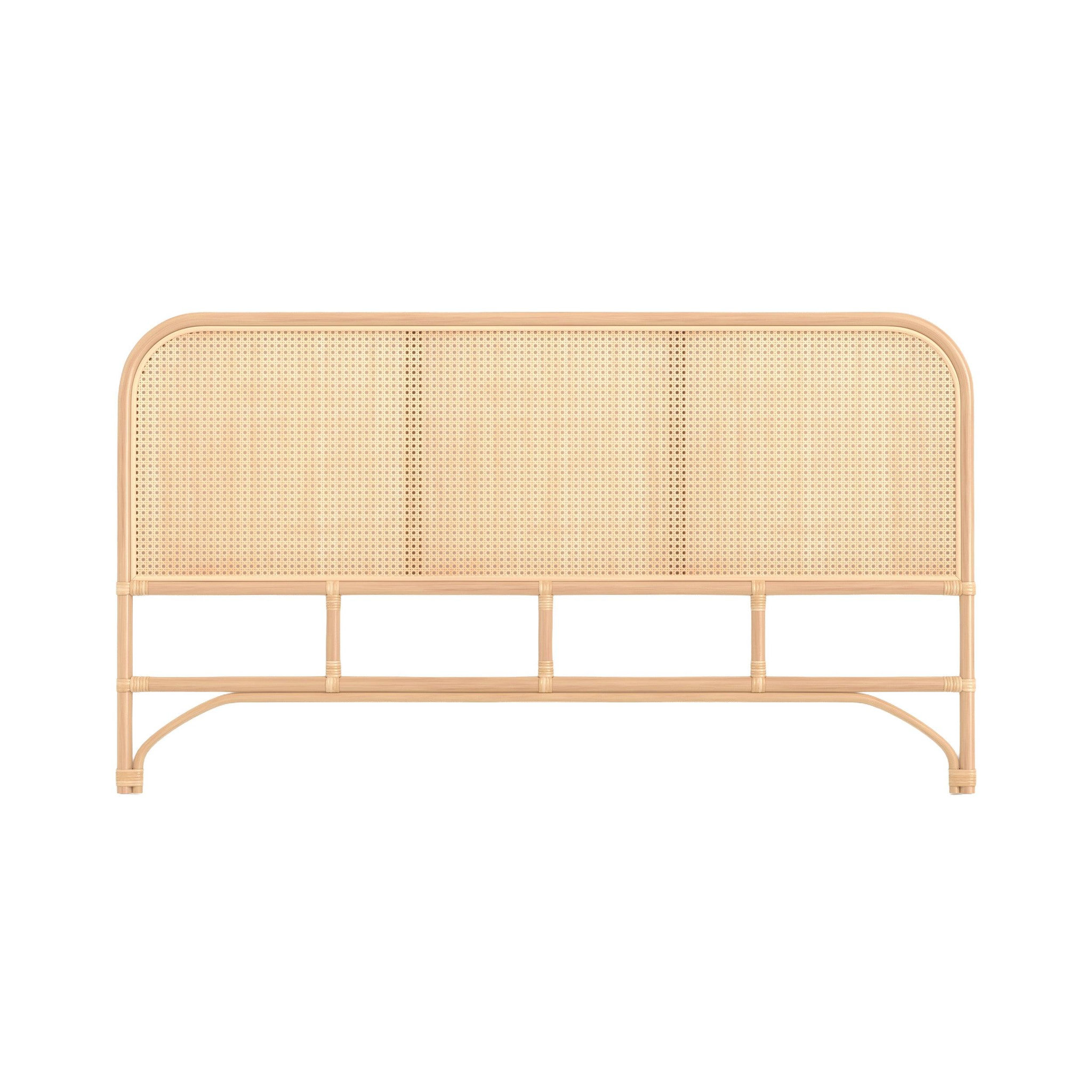 MAISON PAVANE Tête de lit en rotin et cannage 160 cm-naïra