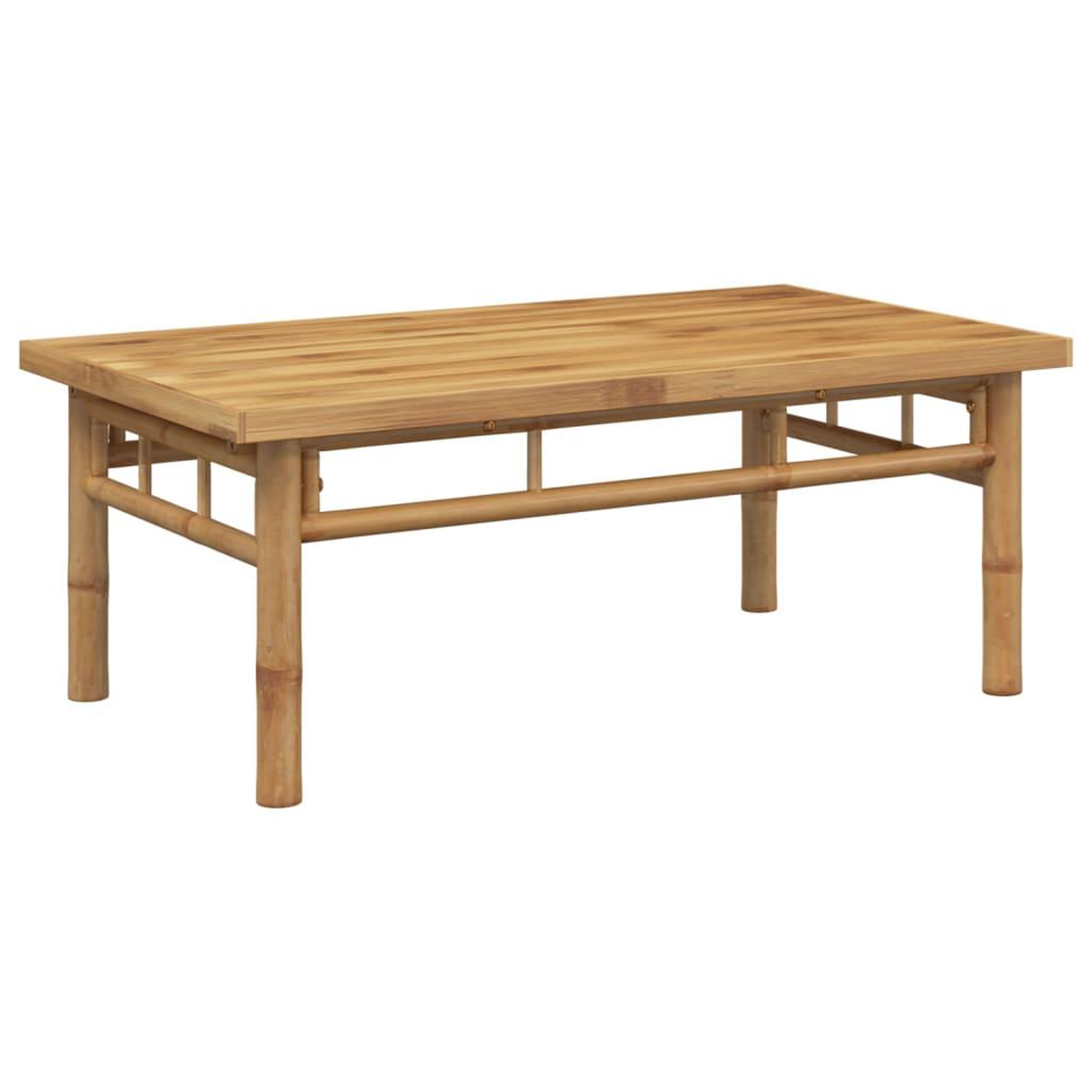 Voir la diapositive 2 : VIDAXL Table basse 90x50x35 cm bambou