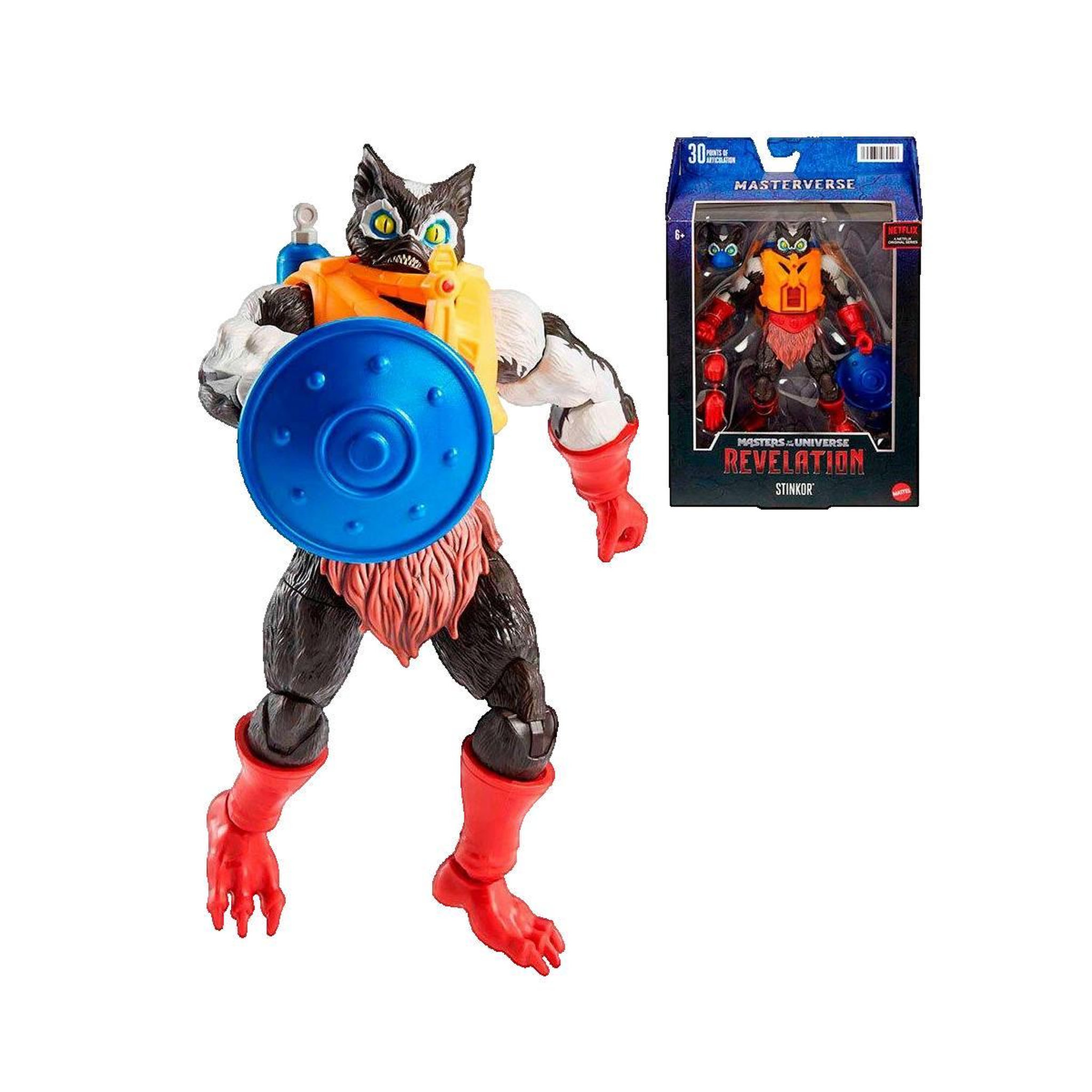 Voir la diapositive 2 : Asterix Figurine d'action Aster Masterverse Stinkor 18 cm PVC