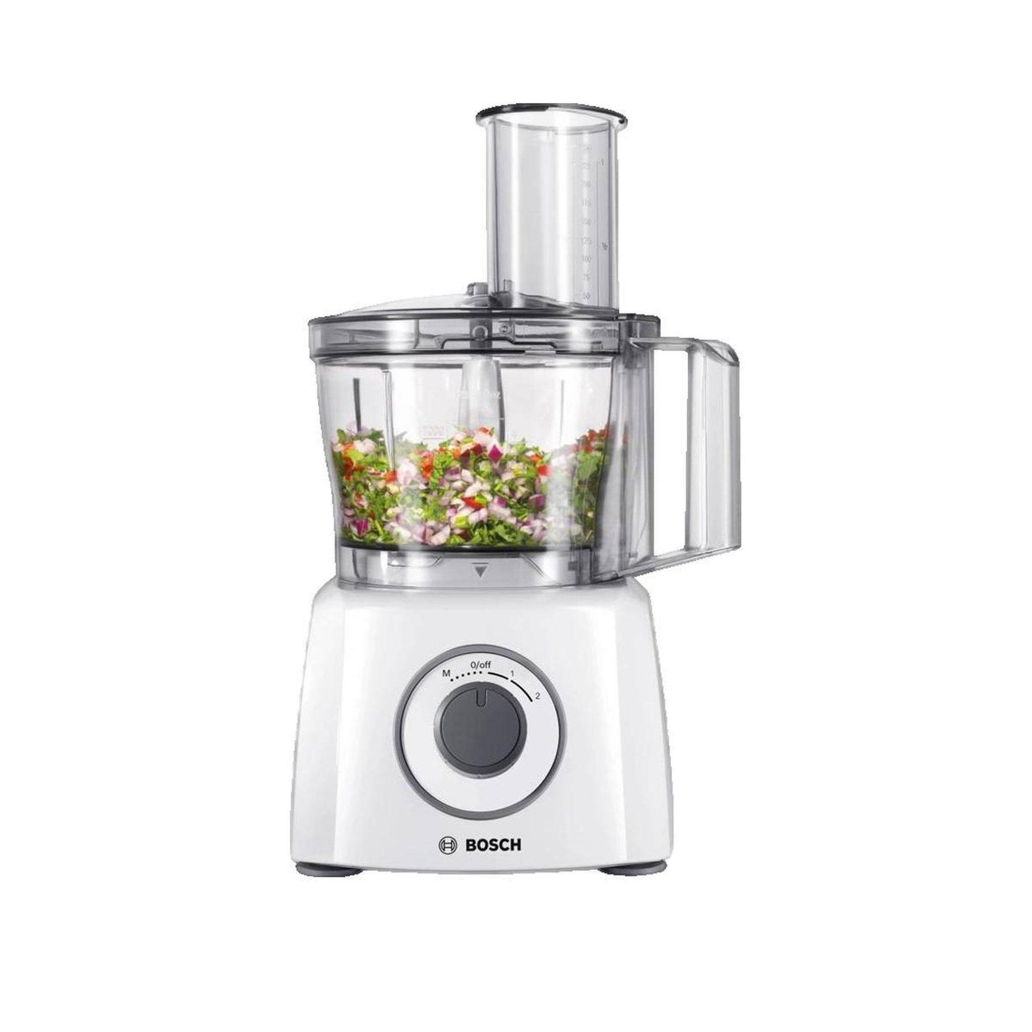 Voir la diapositive 3 : BOSCH Robot multifonction Bosch MCM3110W blanc