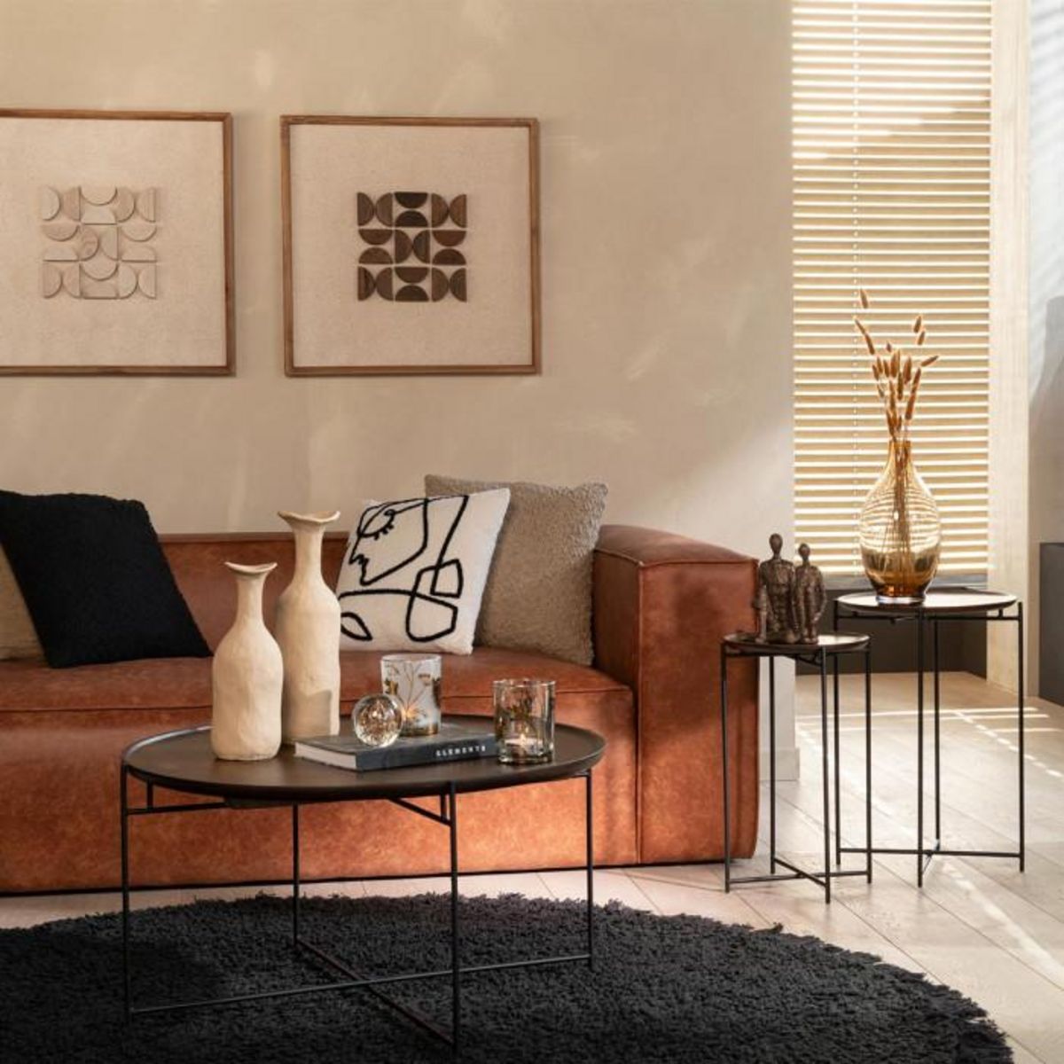 Paris Prix Table Basse en Bois  Randy  80cm Marron