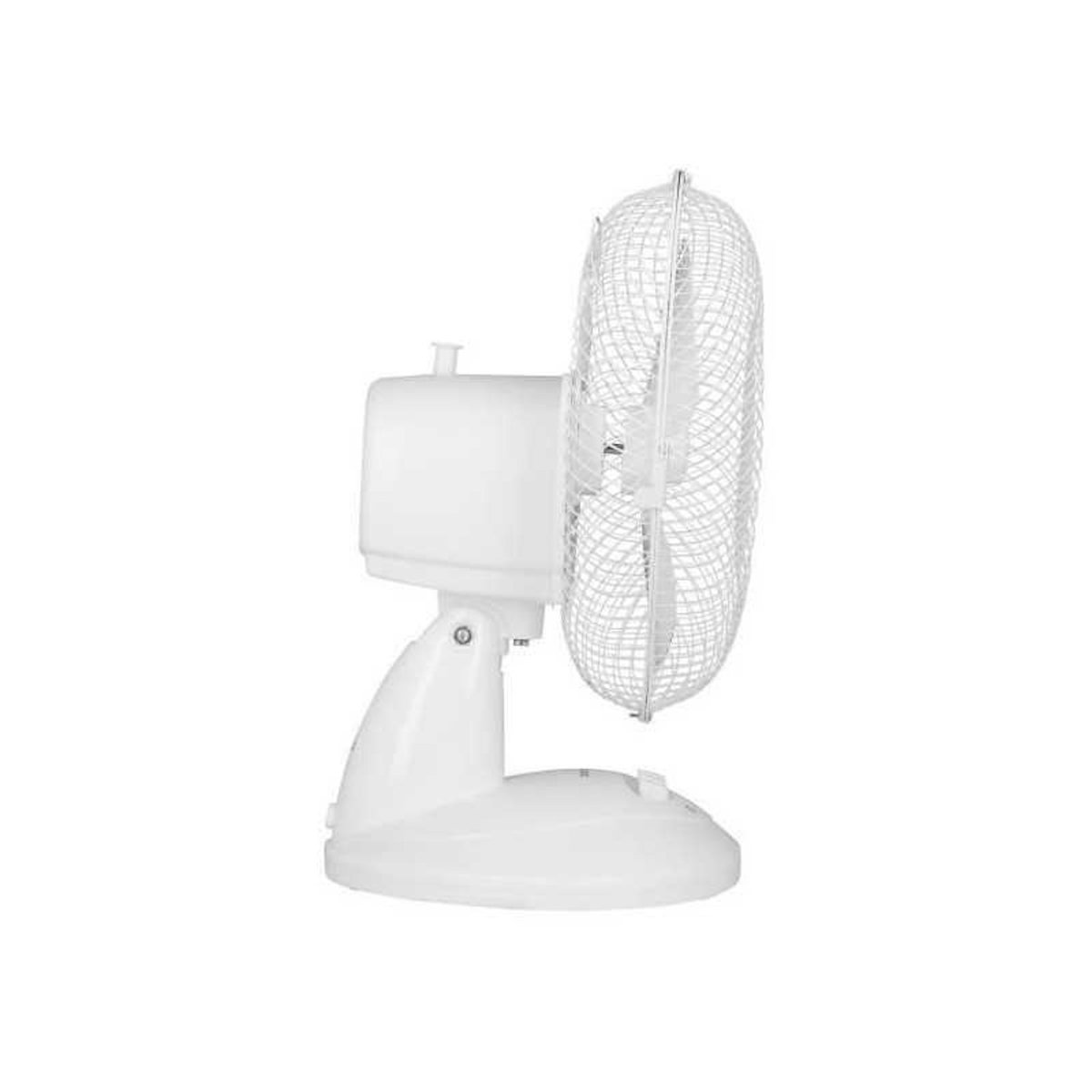 OCEANIC Ventilateur de table OCEANIC - 30W - Diametre 23 cm - 2 vitesses - Oscillant - Blanc