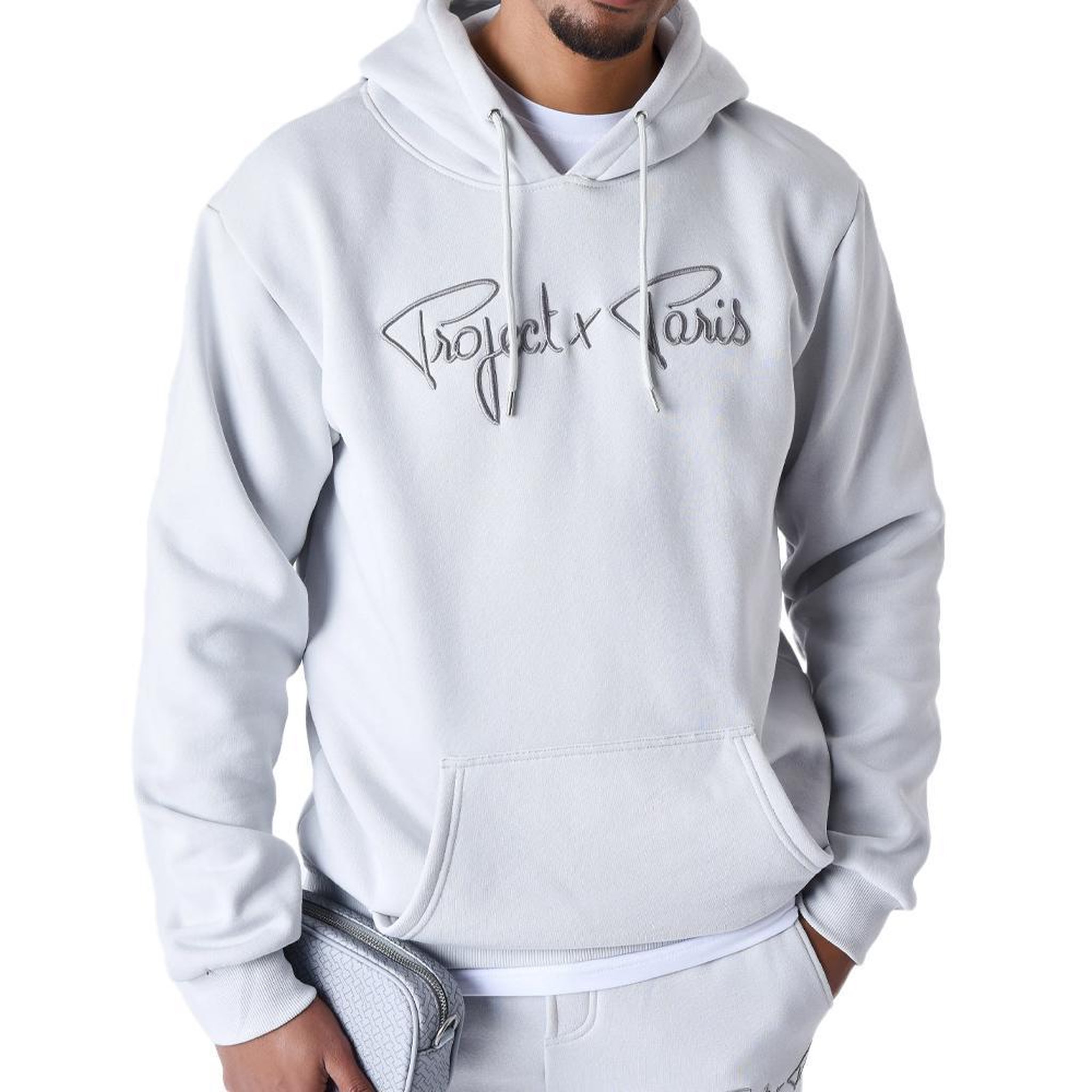 Project X Sweat à capuche gris homme project x paris signature. Coloris disponibles : Gris