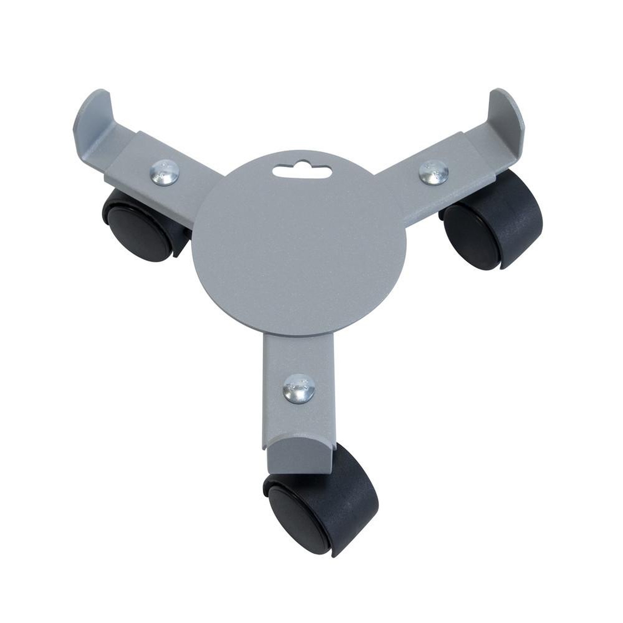 CENTRALE BRICO Roule plante extensible gris alu - 27-37 cm - Acier époxy