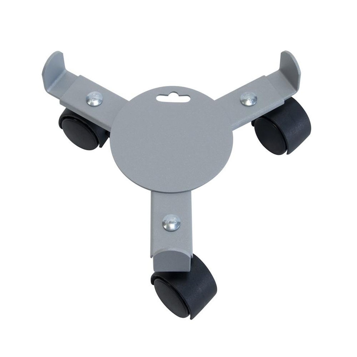 CENTRALE BRICO Roule plante extensible gris alu - 27-37 cm - Acier époxy