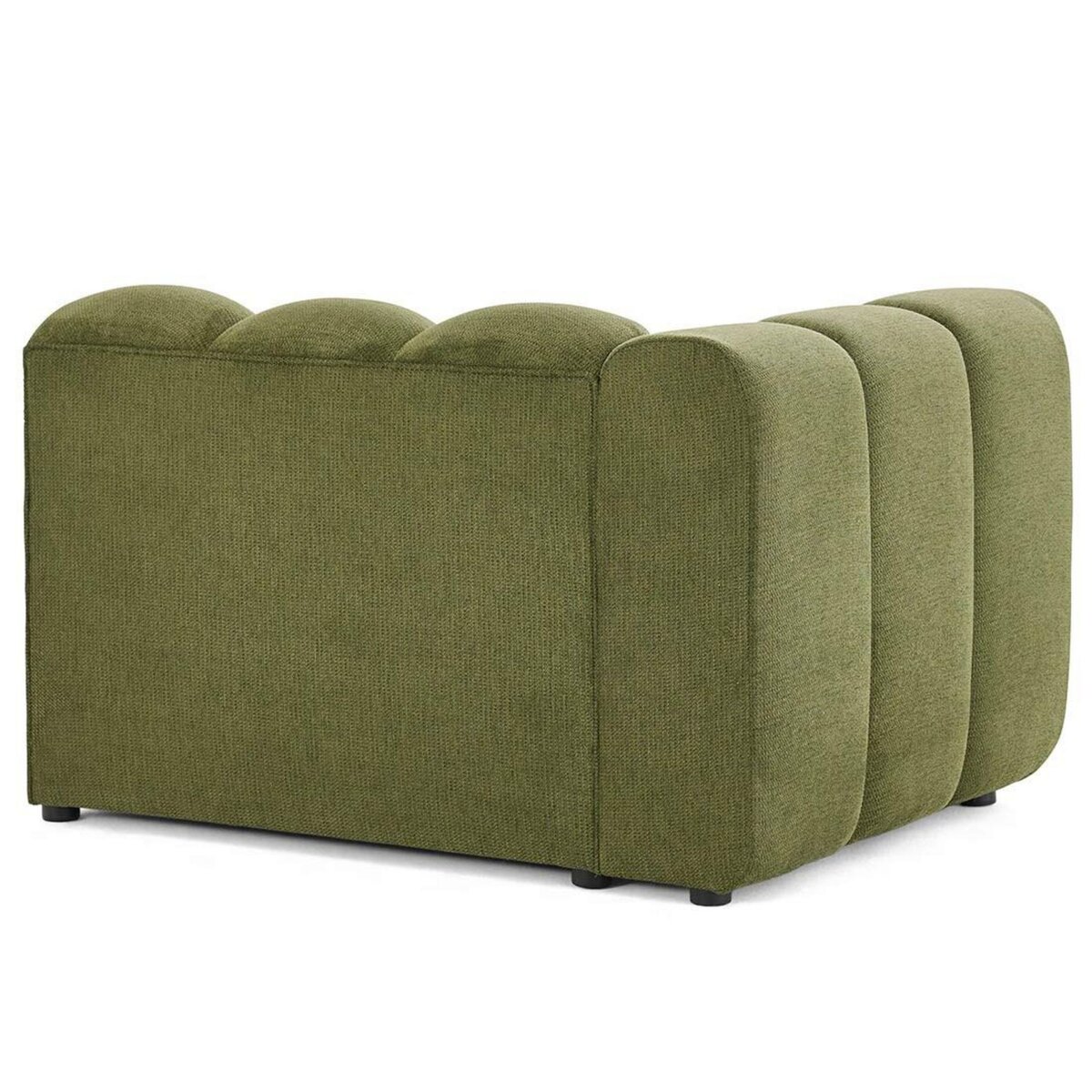 LISA DESIGN Debbie - module d'assise gauche en tissu texturé