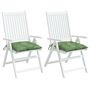 Voir la diapositive 4 : VIDAXL Coussins de chaise lot de 2 a motif de feuilles 40x40x7 cm