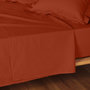 Voir la diapositive 1 : Paris Prix Drap Plat  Lina  180x290cm Terracotta