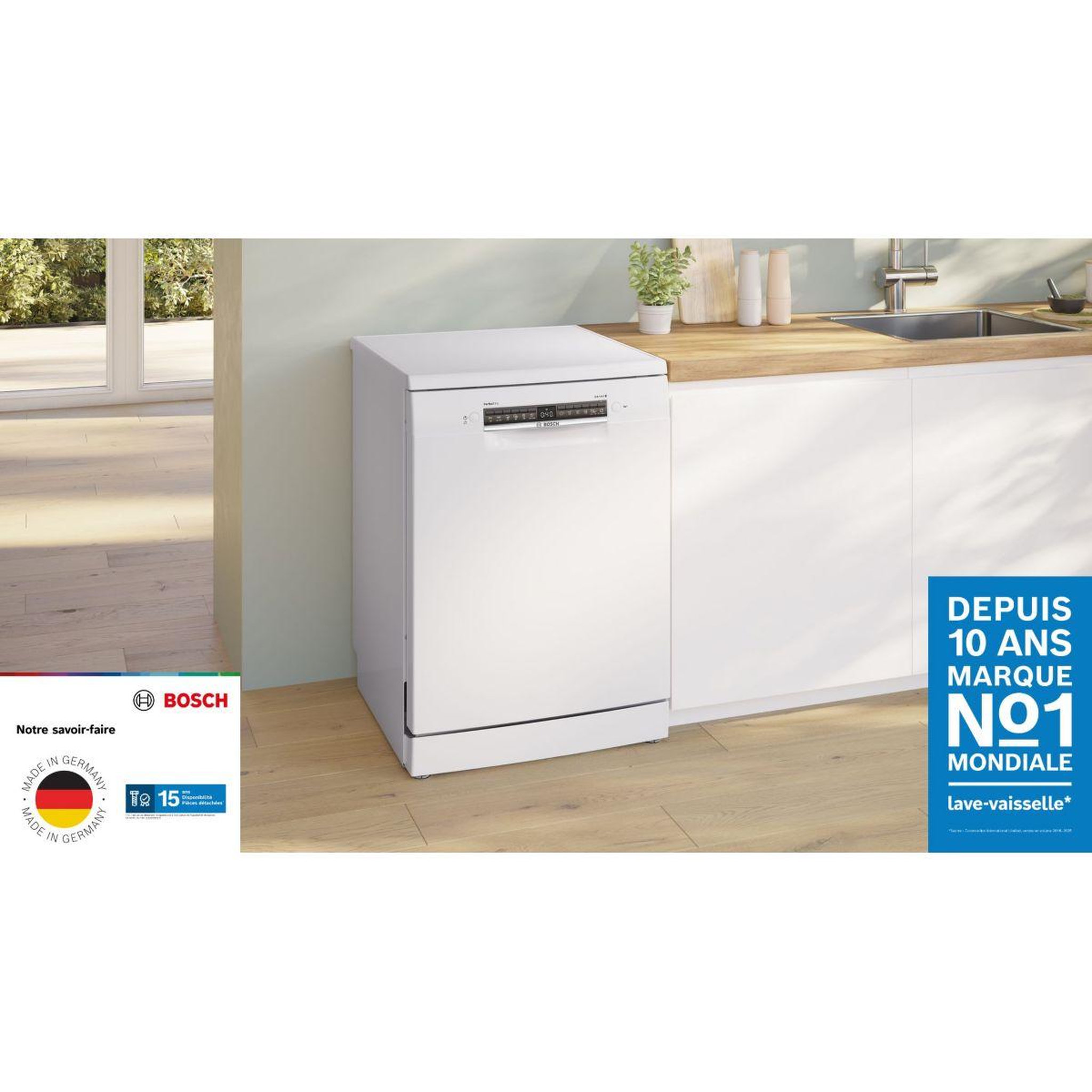 Voir la diapositive 2 : BOSCH Lave vaisselle 60 cm SMS6ZCW10E, SERENITY, Séchage Zeolith