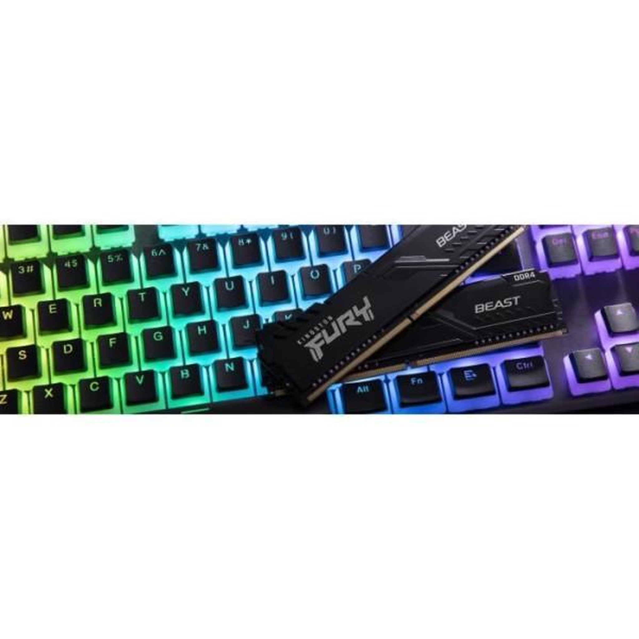 Voir la diapositive 4 : Kingston Mémoire Kingston FURY Beast 16Go (2x8Go) DDR4 3600 MHz CL17