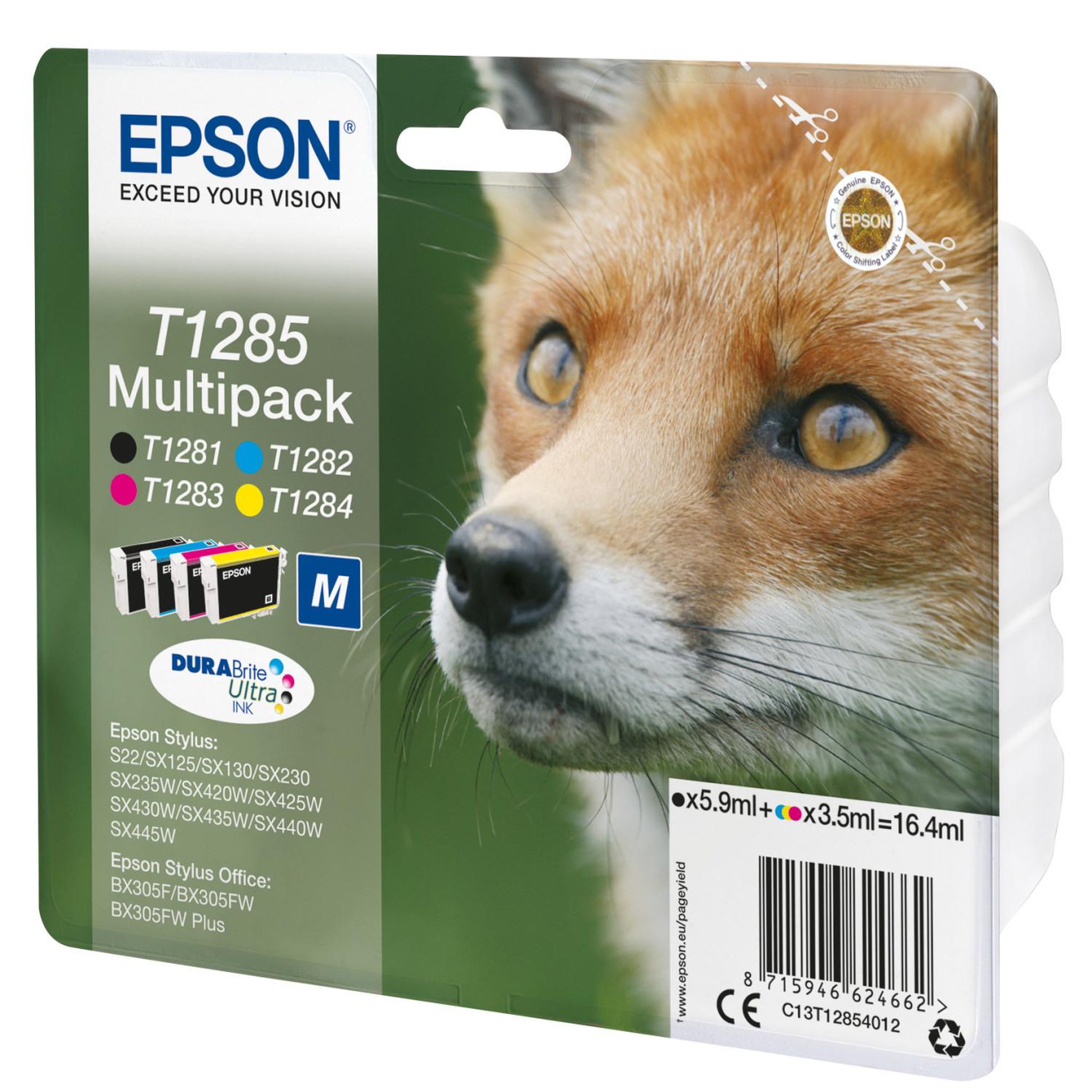 Voir la diapositive 3 : Epson Cartouche imprimante EPSON C 13 T 12854012
