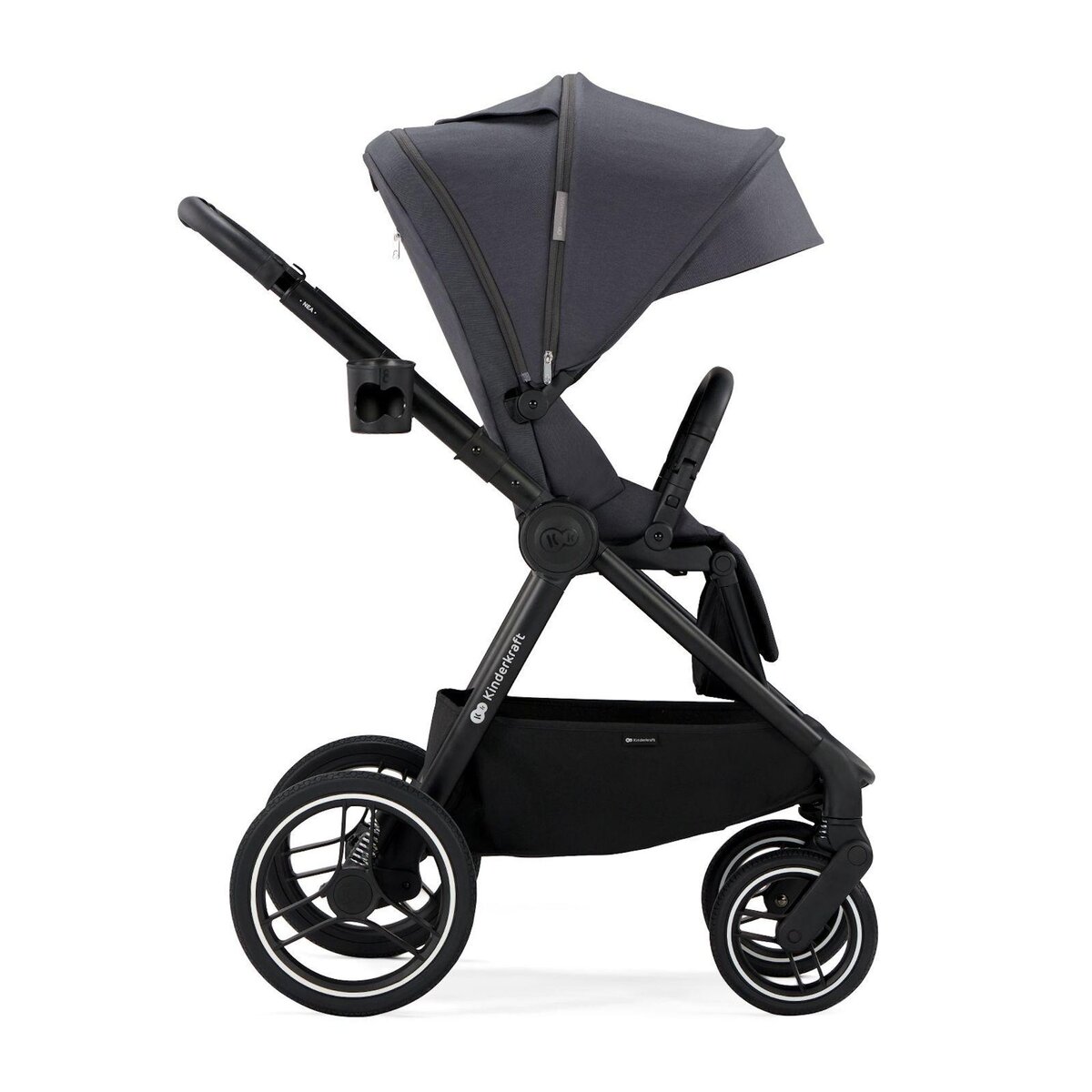 KINDERKRAFT Poussette combinée 2 en 1 avec suspension et protection UPF50+