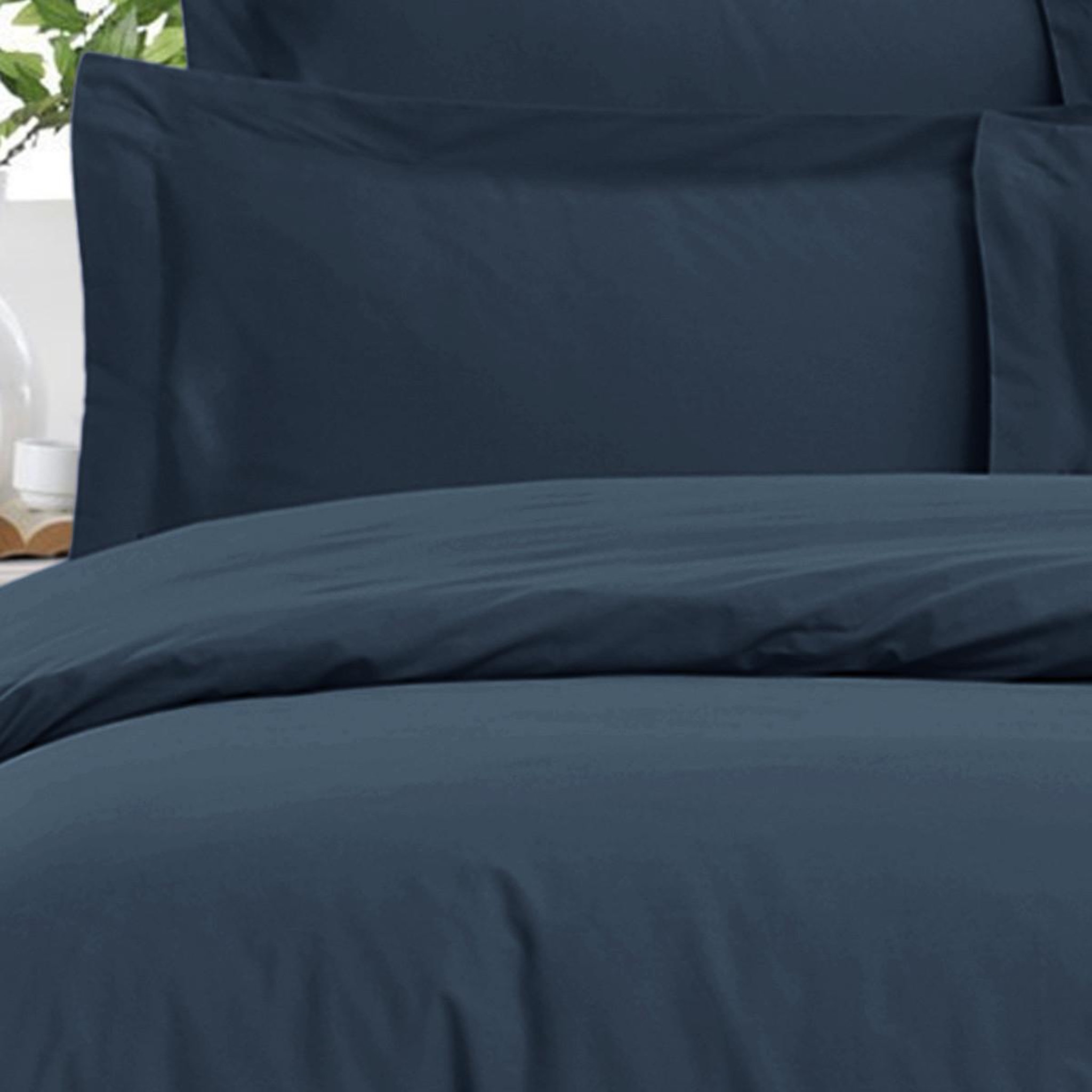 Voir la diapositive 2 : Sensei Maison Drap housse uni satin de coton bonnet 30 cm VERSALUXE
