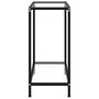 Voir la diapositive 3 : VIDAXL Table console Transparent 60x35x75 cm Verre trempe