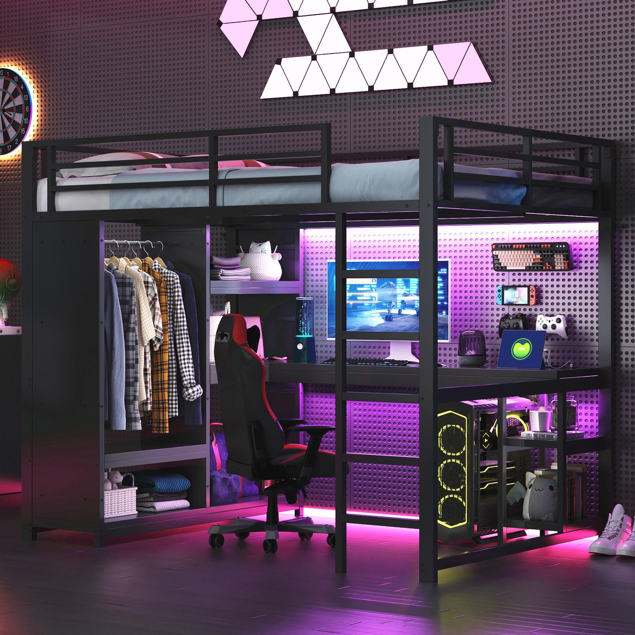 Voir la diapositive 2 : MERAX Lit mezzanine