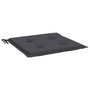 Voir la diapositive 5 : VIDAXL Coussins de chaise de jardin lot de 6 anthracite 50x50x3 cm