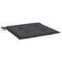 Voir la diapositive 5 : VIDAXL Coussins de chaise de jardin lot de 6 anthracite 50x50x3 cm