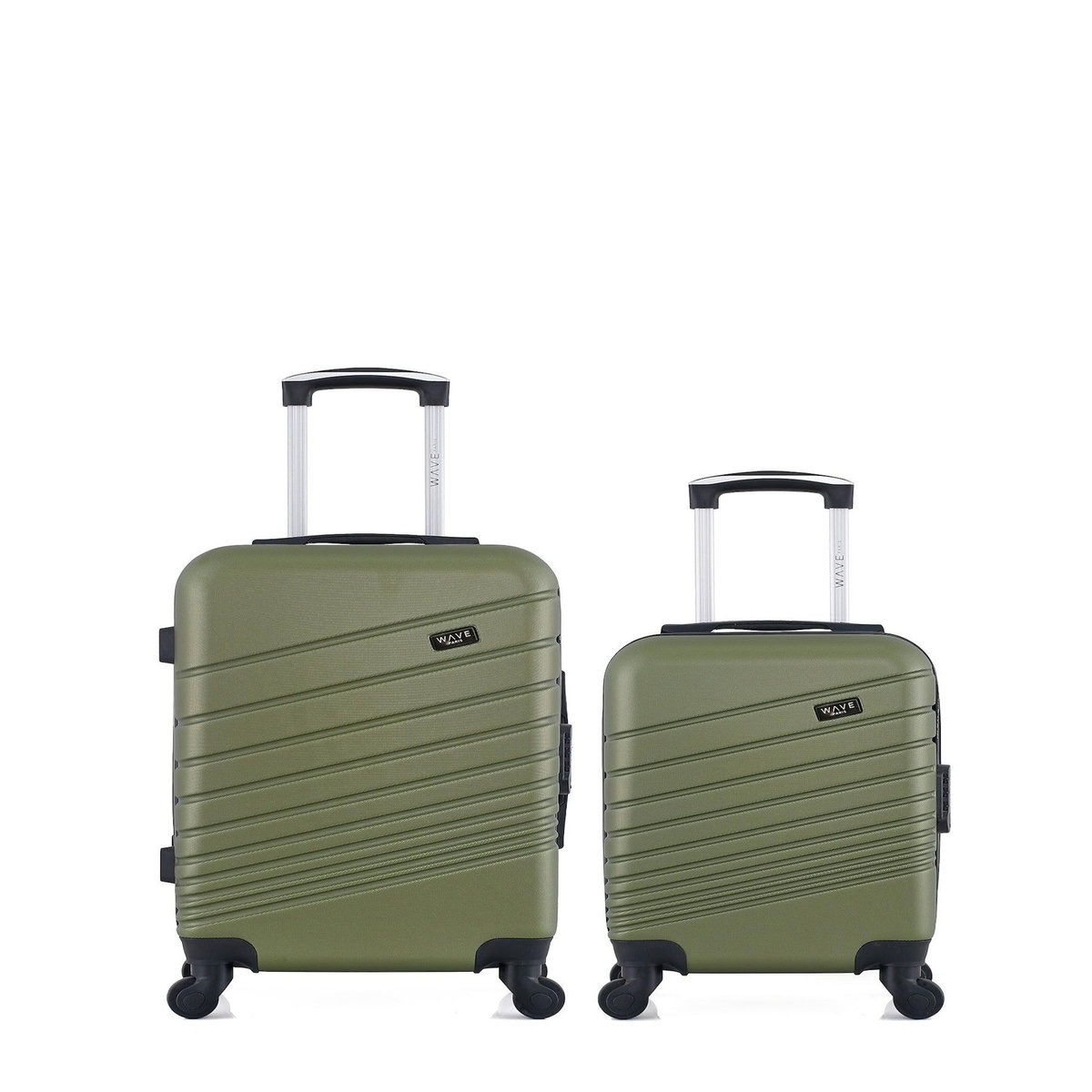 WAVE PARIS Lot de 2 - Valises cabine et cabine XXS TIGRE