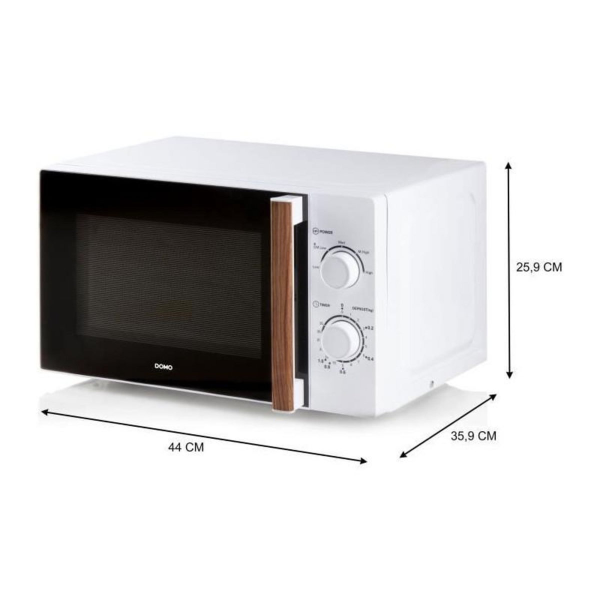 Domo Micro-ondes solo 20l 700w blanc - DO2720
