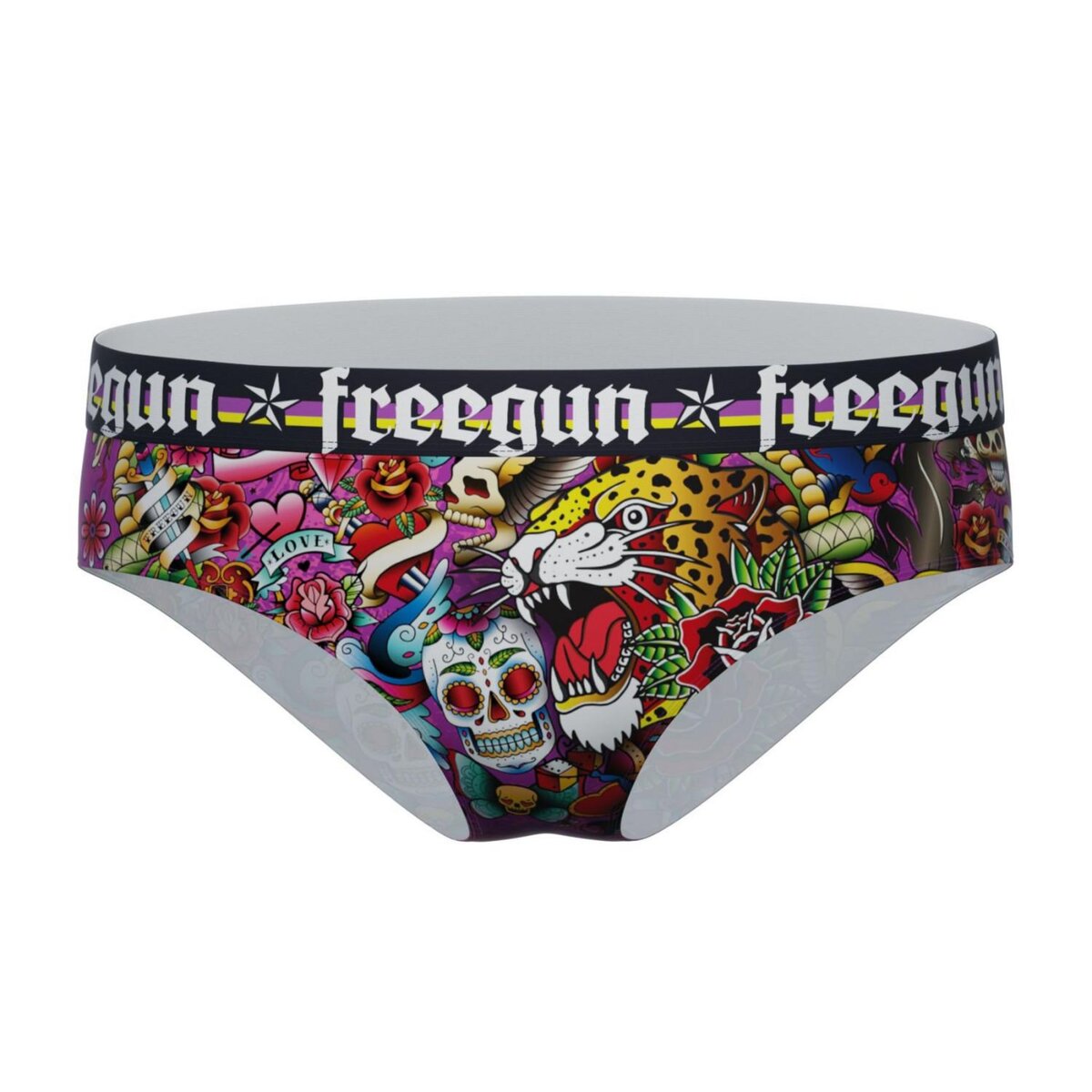 FREEGUN Lot de 3 culottes fille Hardy