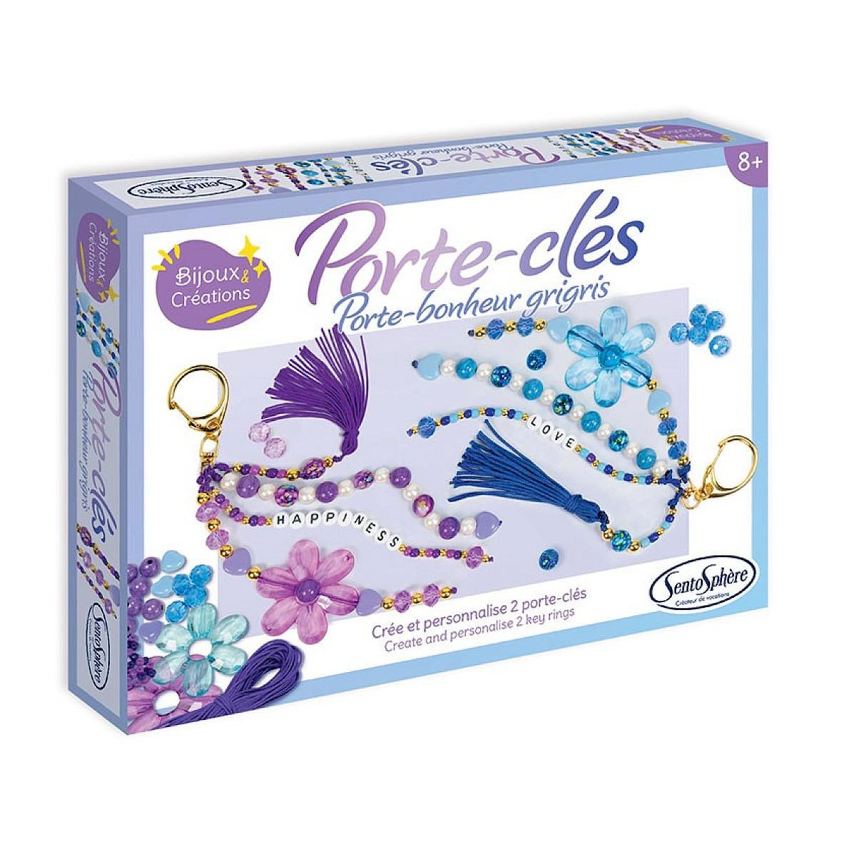Sentosphere kit de Porte-Cles Porte Bonheur