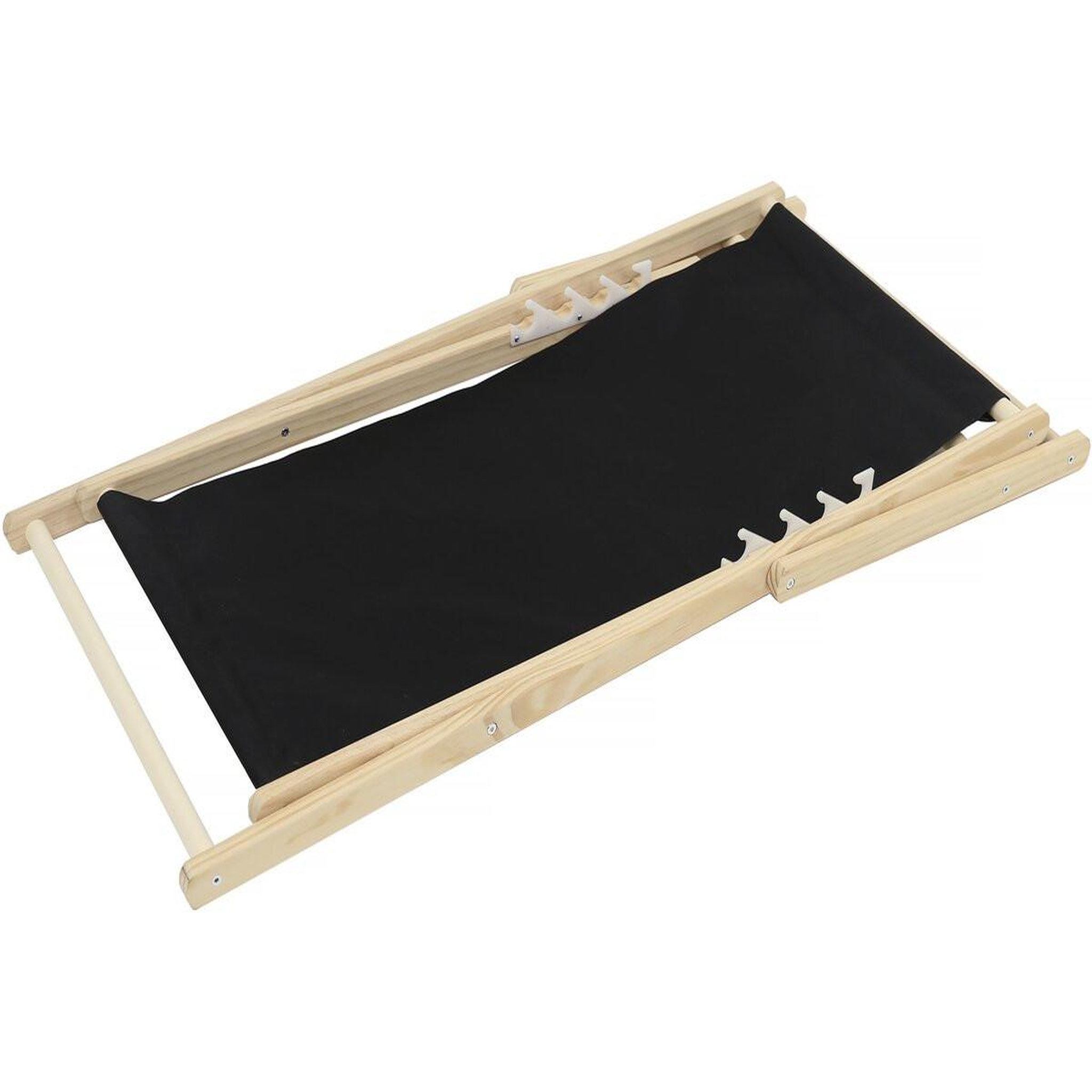 Voir la diapositive 3 : Habitat et Jardin Lot de 2 transat en bois  Chilienne  - 107 x 56.5 x 81 cm - Noir