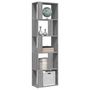 Voir la diapositive 4 : VIDAXL Bibliotheque Sonoma gris 45x24x160 cm Bois d'ingenierie