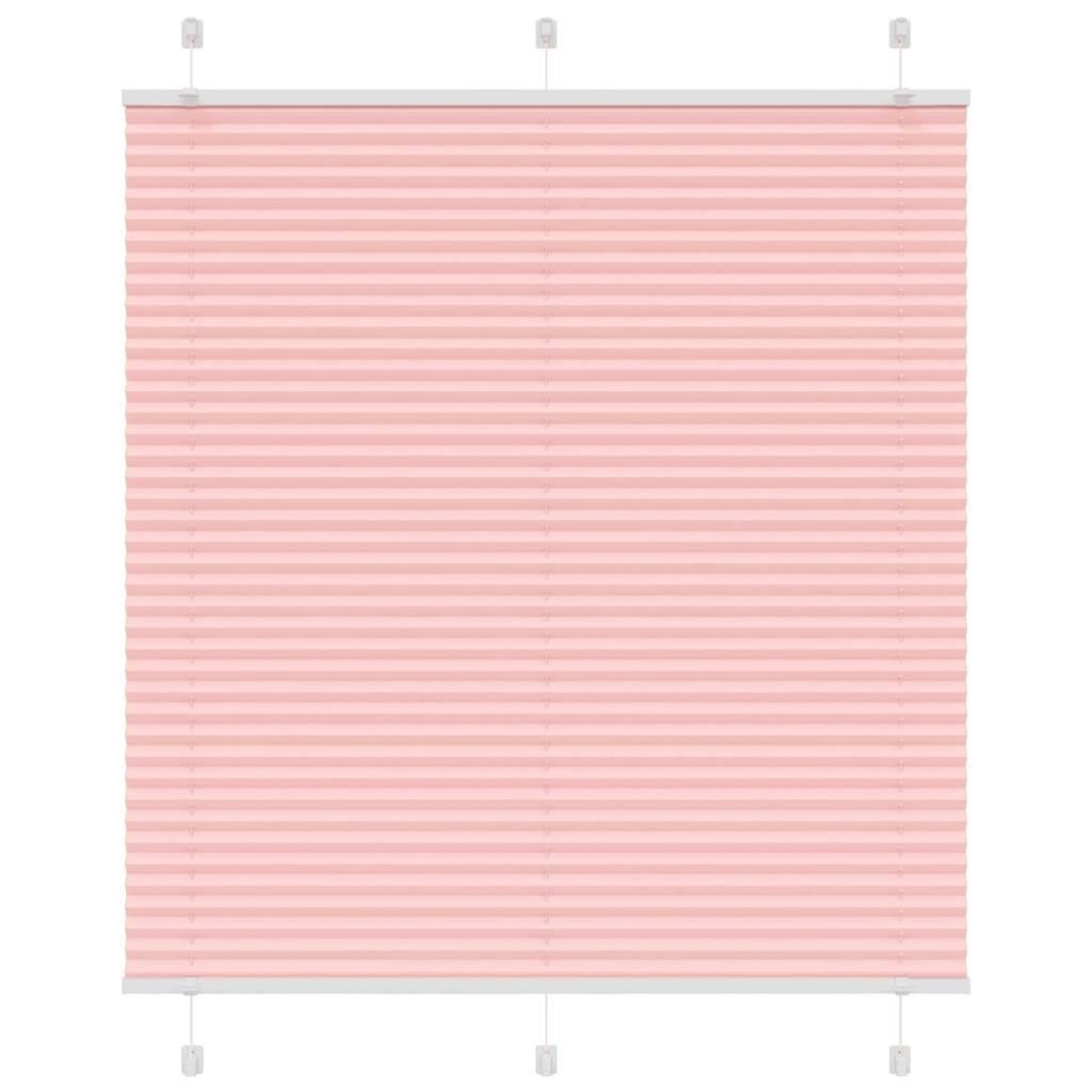 VIDAXL Store plisse rose 115x150 cm largeur du tissu 114,4cm polyester