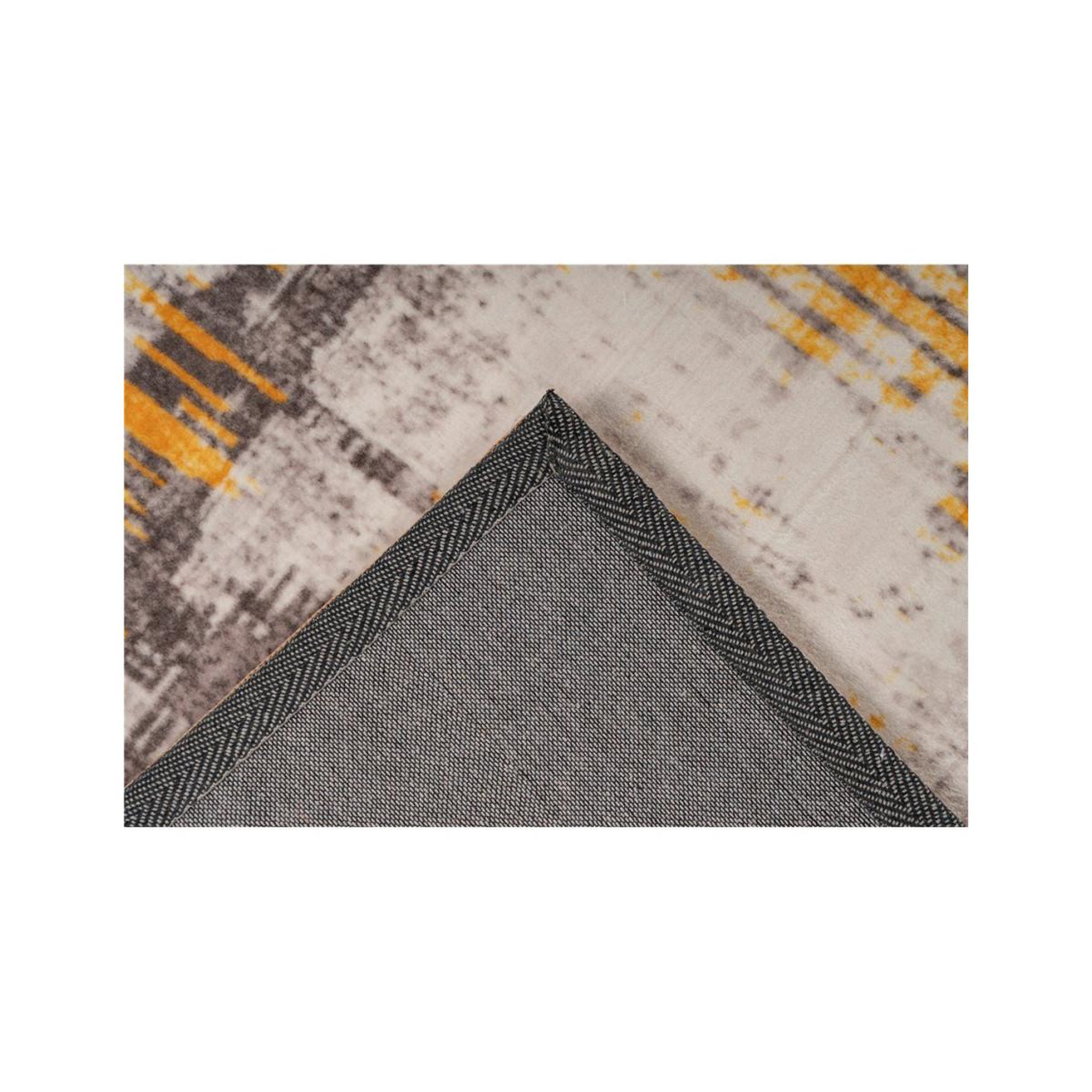 Voir la diapositive 4 : Paris Prix Tapis Tissé Doux à Poils Courts  Saphira  Jaune