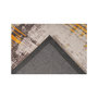 Voir la diapositive 4 : Paris Prix Tapis Tissé Doux à Poils Courts  Saphira  Jaune