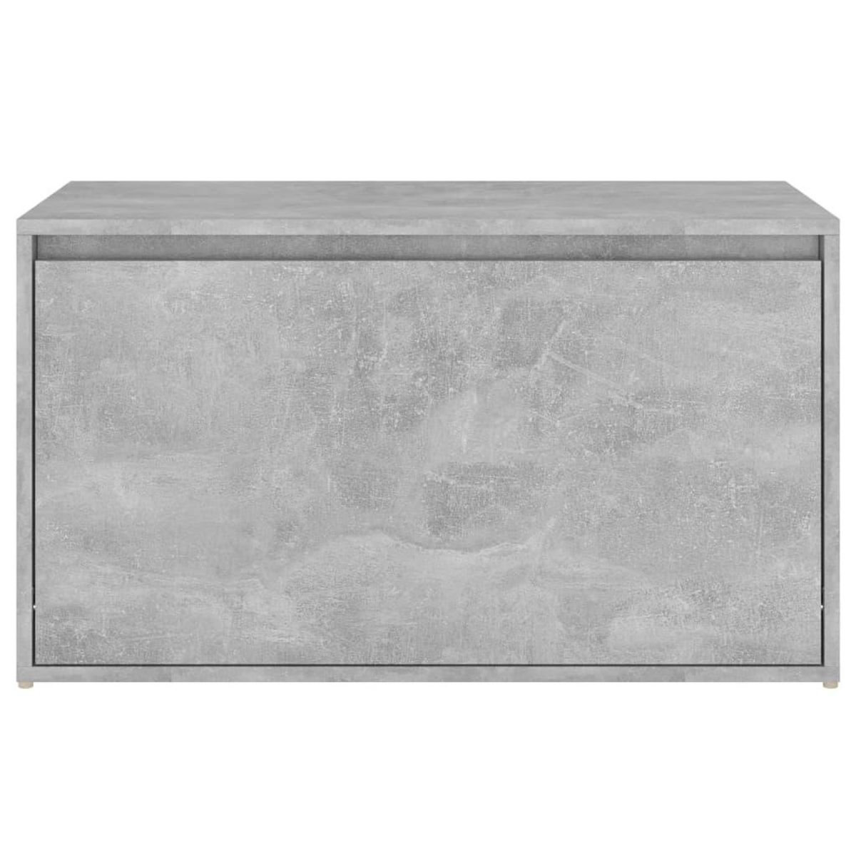 VIDAXL Banc d'entree 80x40x45 cm Gris beton Bois d'ingenierie