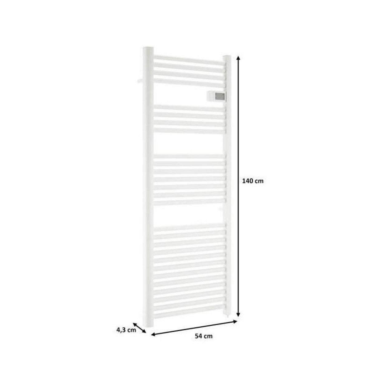 OCEANIC Radiateur seche-serviettes OCEANIC sans soufflerie - 700W - Blanc mat - NF