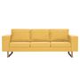 Voir la diapositive 4 : VIDAXL Ensemble de canape 2 pcs tissu jaune