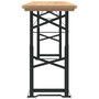 Voir la diapositive 4 : VIDAXL Table a biere pliable 170x50x75/105 cm bois massif de sapin
