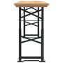 Voir la diapositive 4 : VIDAXL Table a biere pliable 170x50x75/105 cm bois massif de sapin