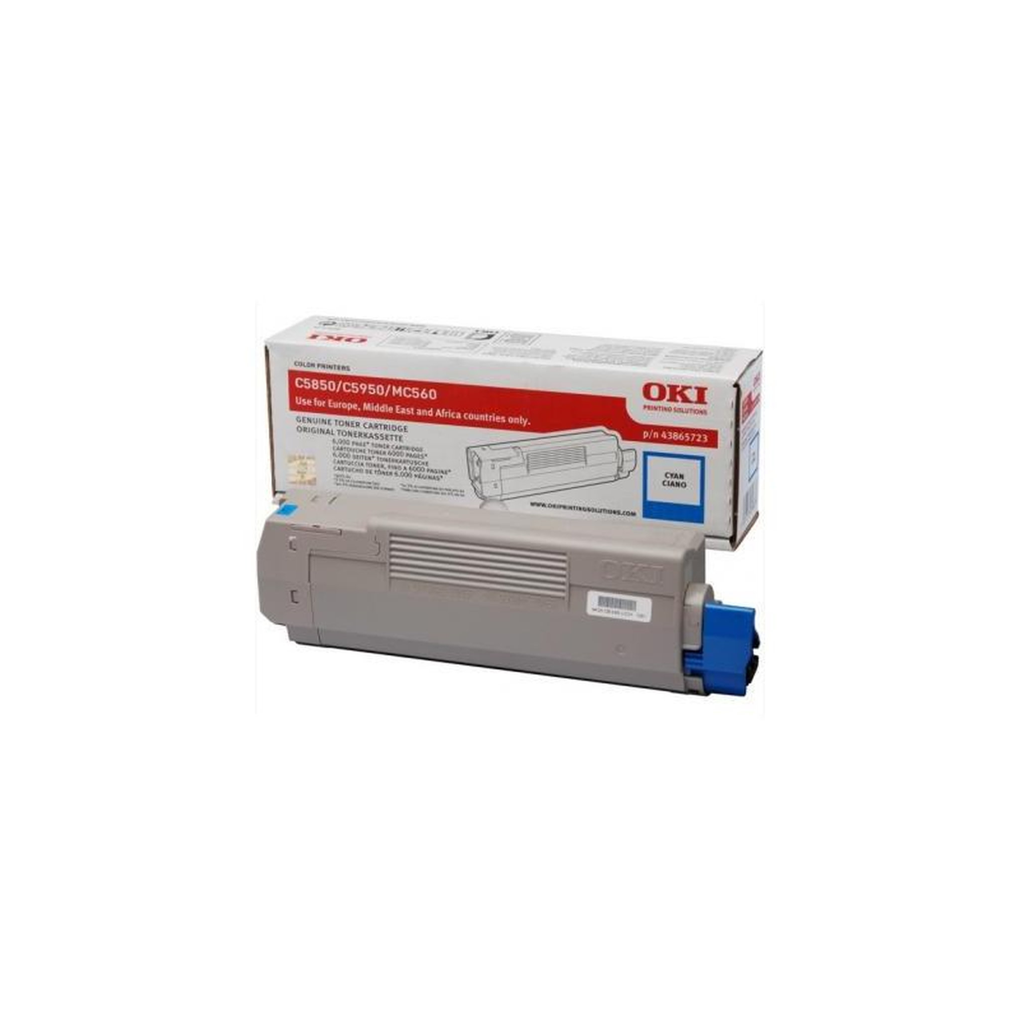 Oki Oki Toner C 5850 Cyan 6k (43865723)