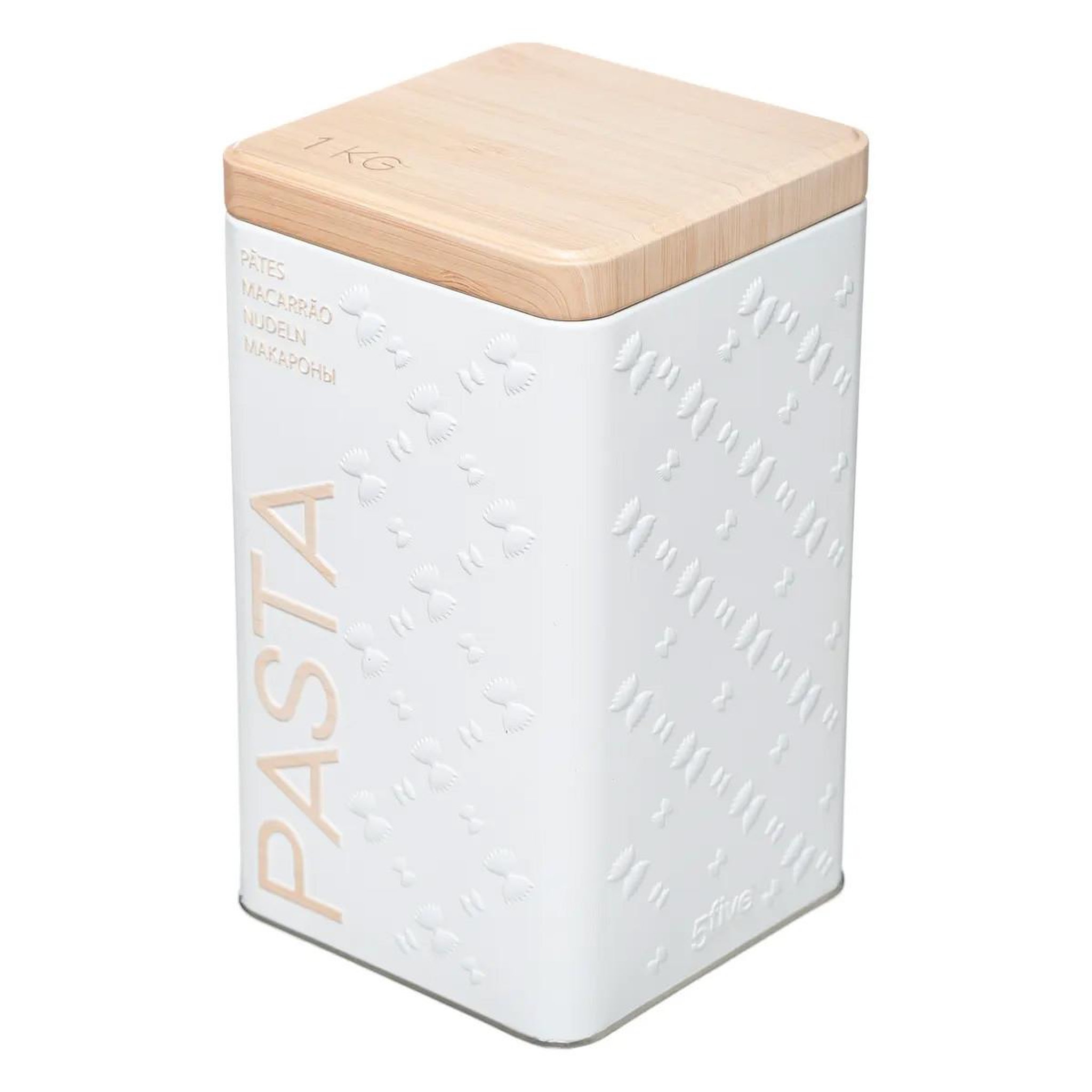 Voir la diapositive 4 : FIVE Boîte à pâtes  scandi  18cm blanc