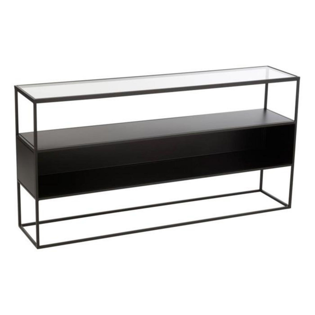 Paris Prix Console en Métal  Maryanne  140cm Noir