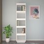 Voir la diapositive 3 : VIDAXL Bibliotheque/Separateur de piece Blanc 40x35x167 cm Pin solide