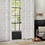 Voir la diapositive 1 : ATMOSPHERA Rideau Jacquard à Œillets  Wimbi  140x260cm Beige Lin