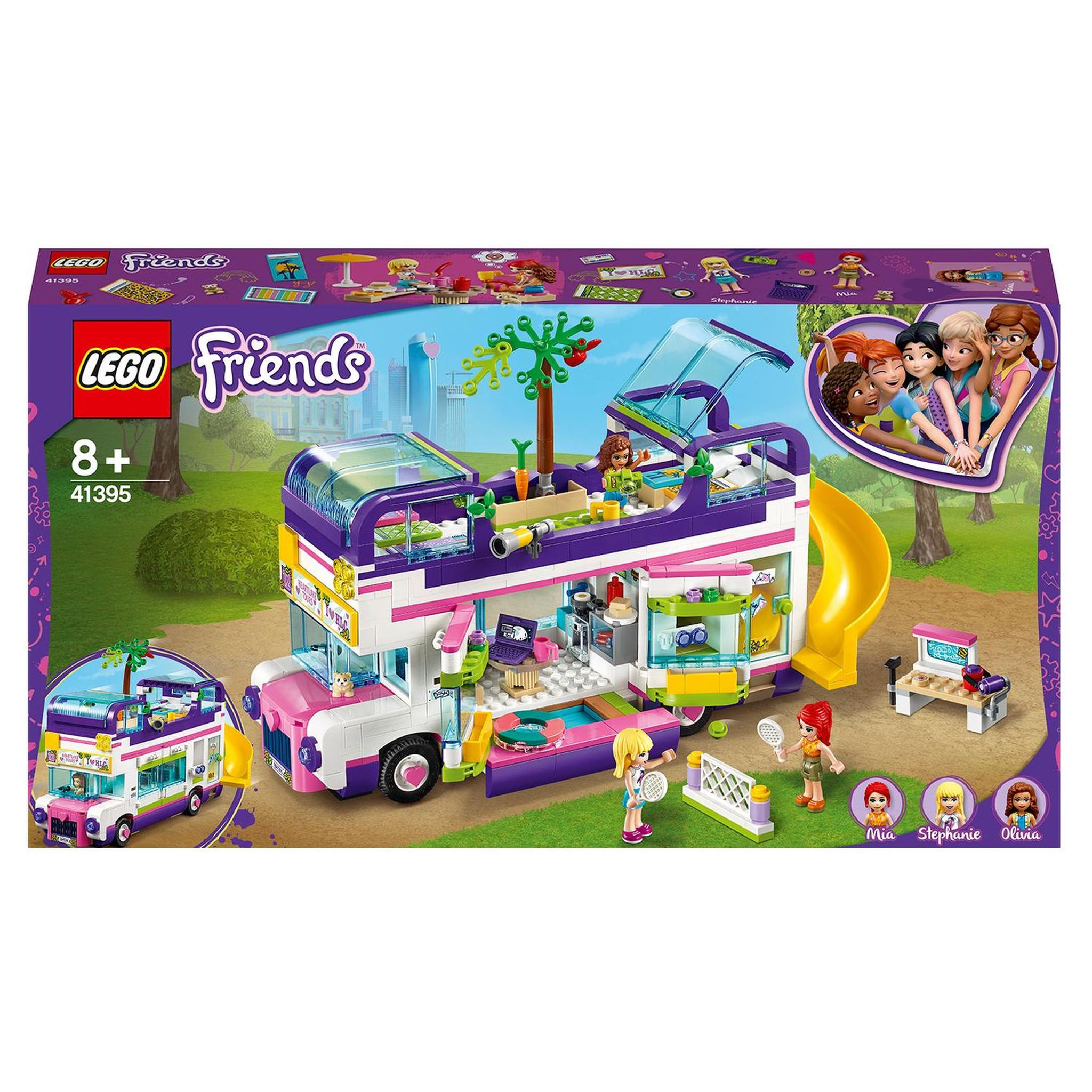 Voir la diapositive 1 : LEGO Friends 41395 - Le Bus de l'Amitié