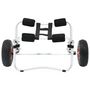 Voir la diapositive 2 : VIDAXL Chariot pour kayak Aluminium