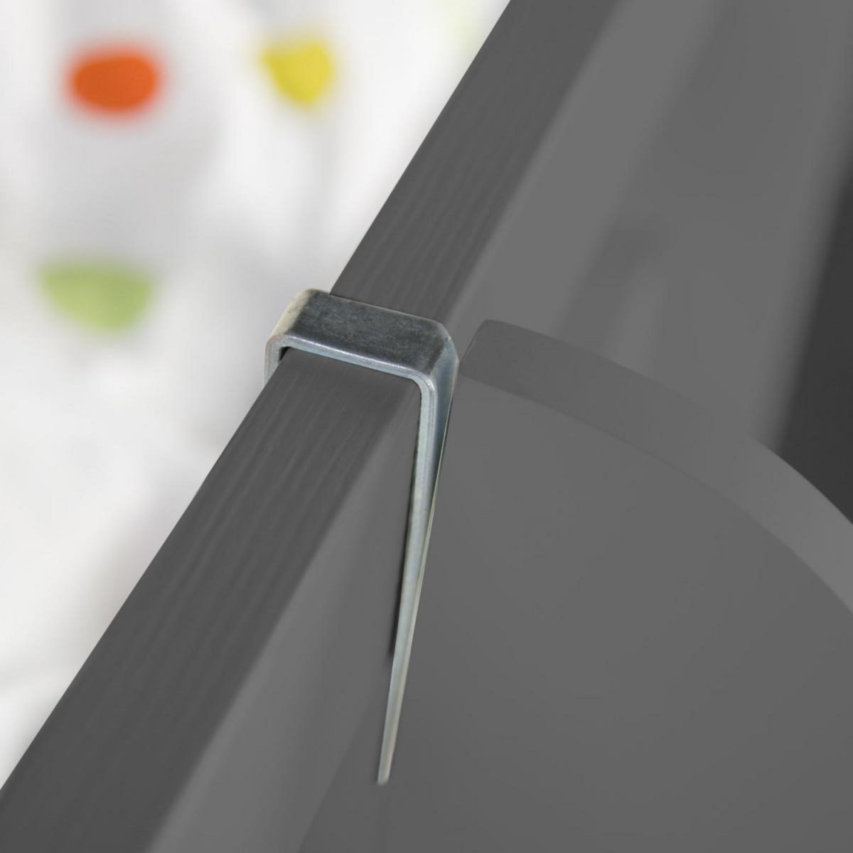 HomeStyle4U Étagère Suspendue en Bois Gris de 83 cm pour Lits Superposés et Enfants