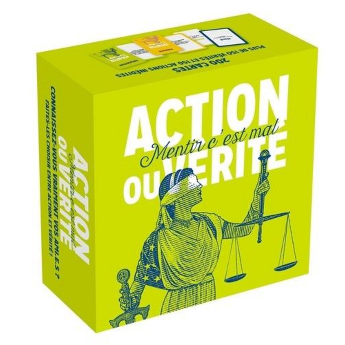 ACTION OU VERITE. MENTIR C'EST MAL. AVEC 200 CARTES, Czerczuk Yves