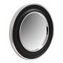 Voir la diapositive 1 : Paris Prix Miroir Mural Design  Eleganca  45cm Argent & Noir