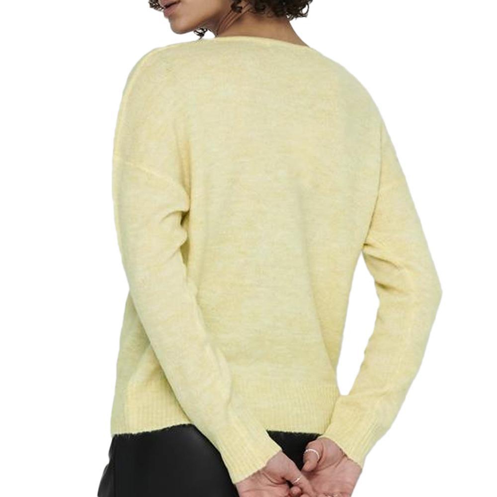 Voir la diapositive 2 : JACQUELINE DE YONG Pull Jaune Femme JDY Elanora
