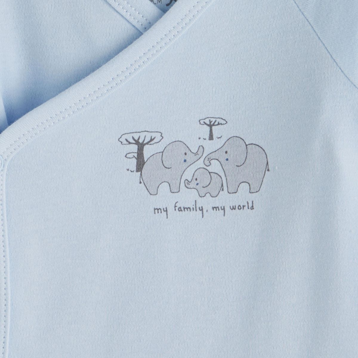 IN EXTENSO Lot de 3 bodies  de naissance coton bio bébé garçon