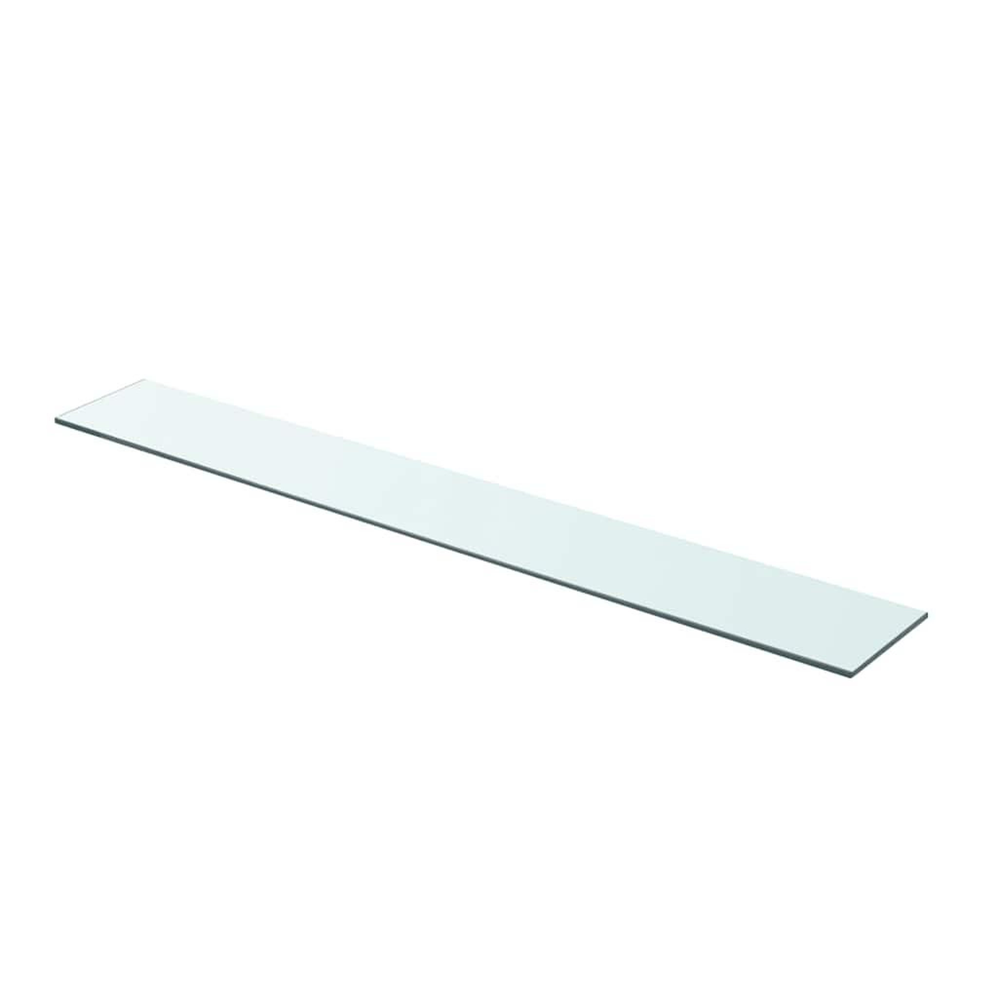 Voir la diapositive 1 : VIDAXL Panneau d'etagere Verre transparent 90 x 12 cm