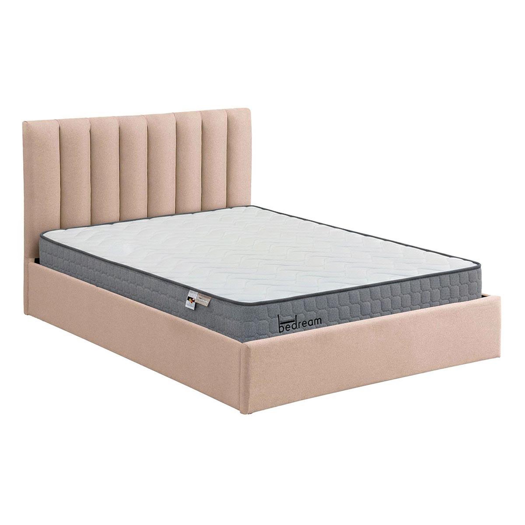 Paris Prix Pack lit coffre & matelas  dream & goodream  160x200cm beige