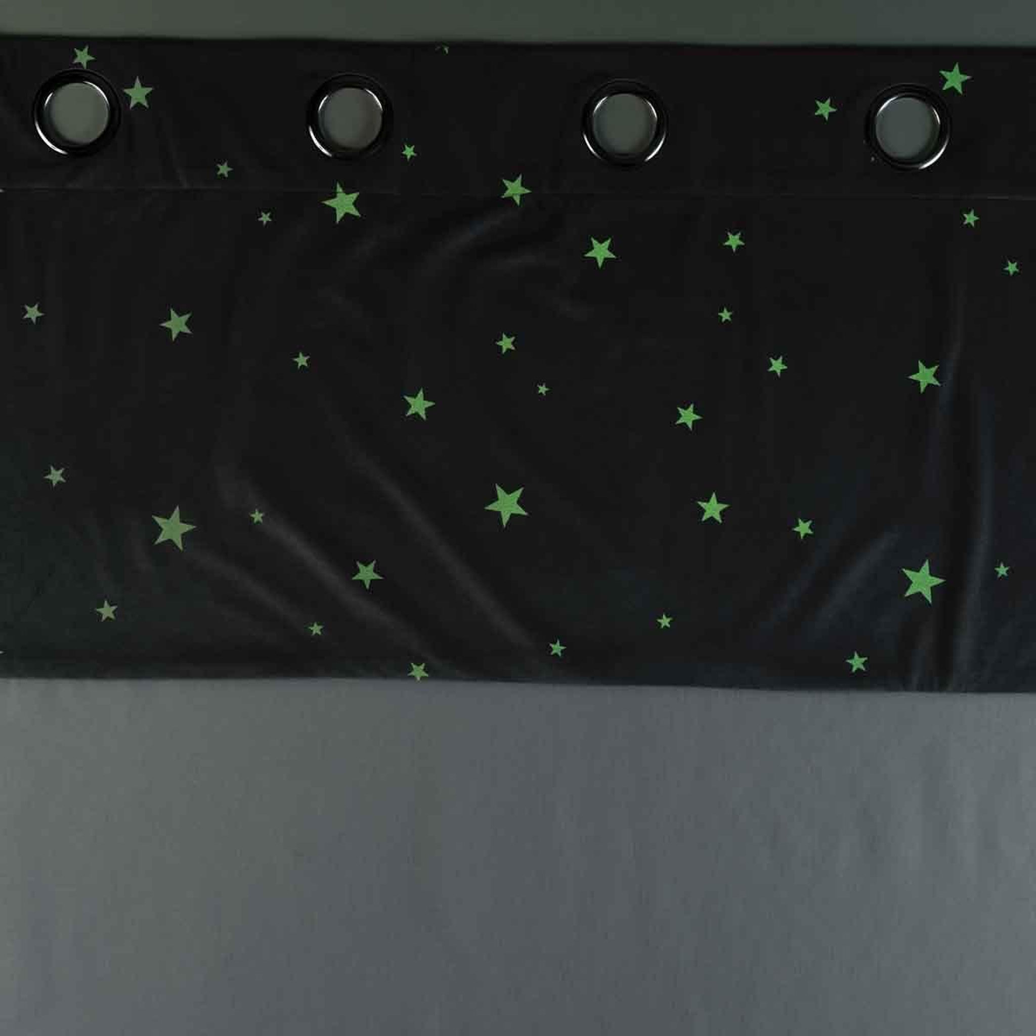 Voir la diapositive 6 : Douceur d'Intérieur Rideau voilage phosphorescent  moonlight  140x240cm gris